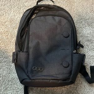 OGIO Black Grey Backpack Computer Case Comfortable Travel Mens Women’s